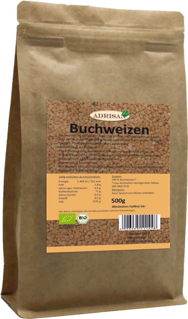 Adrisan Buchweizen Bio* 500 g vegan