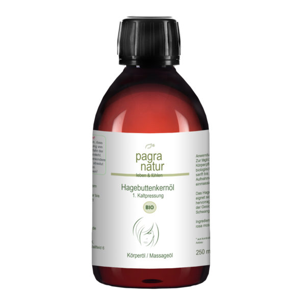 pagra natur Hagebuttenkernöl 1. Kaltpressung Bio 250 ml