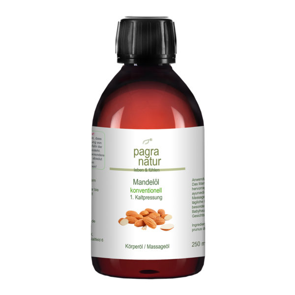 pagra natur Mandelöl konventionell, 1. Kaltpressung, 250 ml