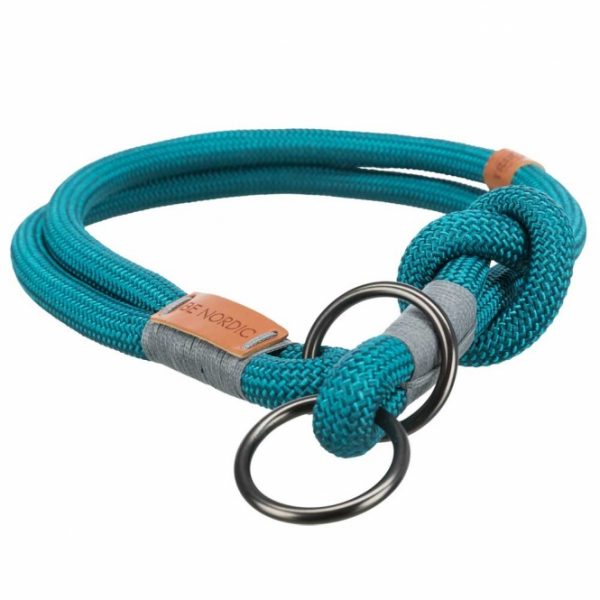 Trixie BE NORDIC Zug-Stopp-Halsband - petrol - 50 cm – Bild 3