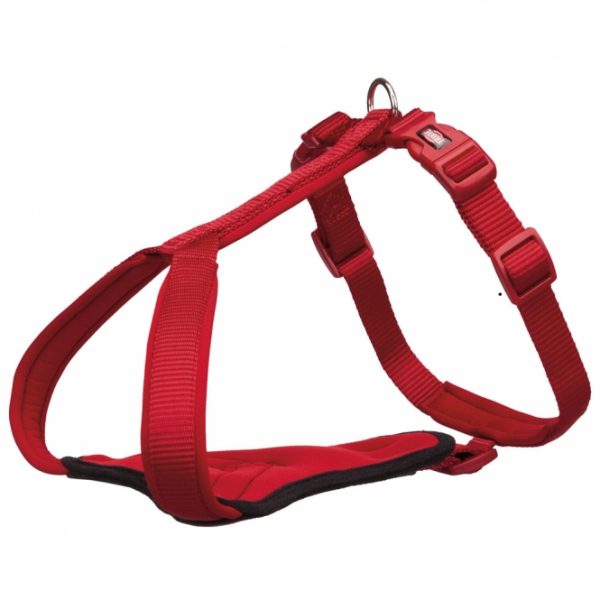 Trixie Premium Y-Geschirr - rot - 37-45 cm/15 mm