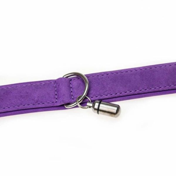 Karlie Halsband Buffalo aus Kalbsleder - Lila - 65 cm/40 mm – Bild 3