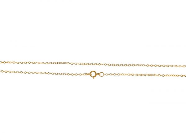 GEMSHINE 14k 585 Gold Halskette. 1,5 mm Ankerkette im klassischen Design mit Längen von 40 bis 76 cm, Ketten Länge:40 – Bild 3