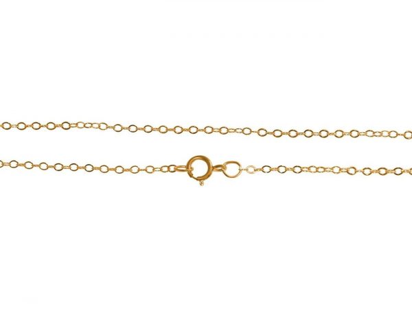 GEMSHINE 14k 585 Gold Halskette. 1,5 mm Ankerkette im klassischen Design mit Längen von 40 bis 76 cm, Ketten Länge:51 – Bild 4