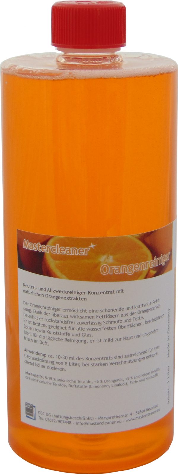 Mastercleaner Orangenreiniger 1 Liter