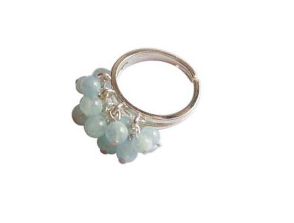 Gemshine - Damen - Ring - Silber 925 - Aquamarin - Blau, Ringgröße:54 (17.2) – Bild 4