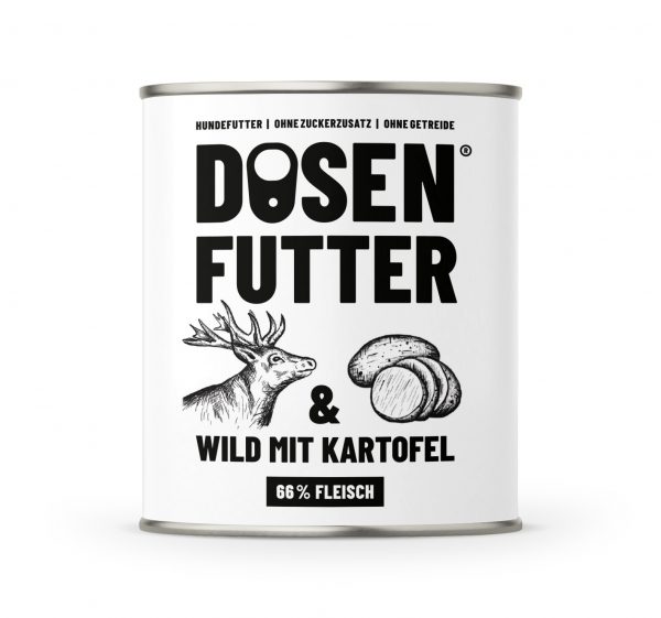 Schnauze & Co Dosenfutter Wild Kartoffel 800gD