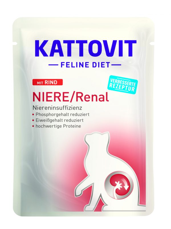 Kattovit Niere/Renal Rind 85gP