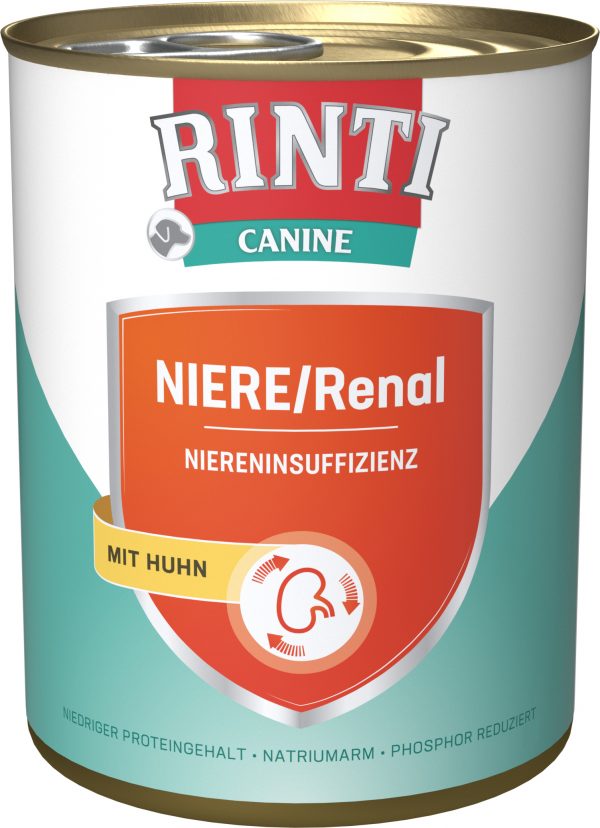 Rinti Canine Niere Huhn 800gD