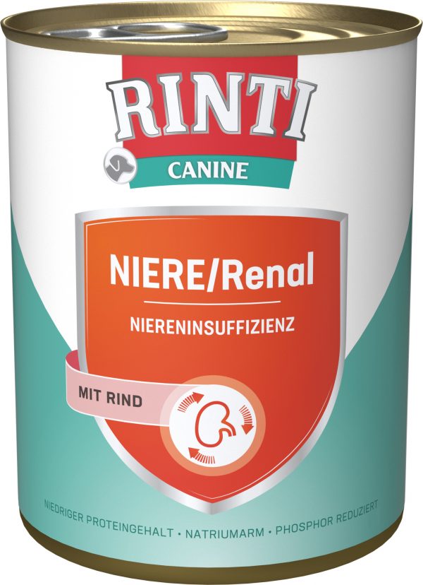 Rinti Canine Niere Rind 800gD