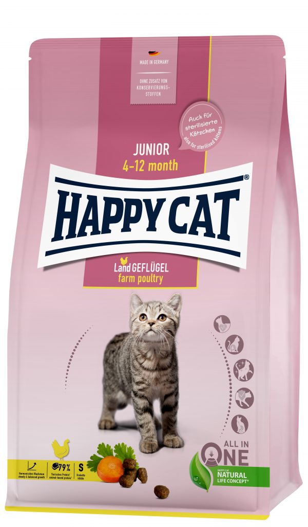 HappyCat Junior Land Geflügel 10kg