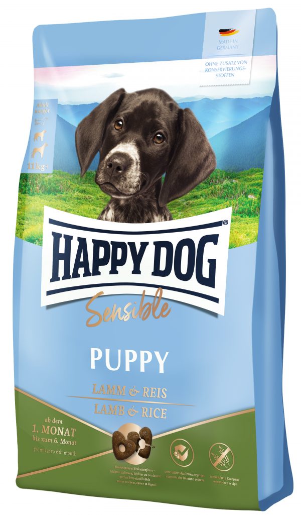 HappyDog Sensi Puppy Lamm Reis 4kg