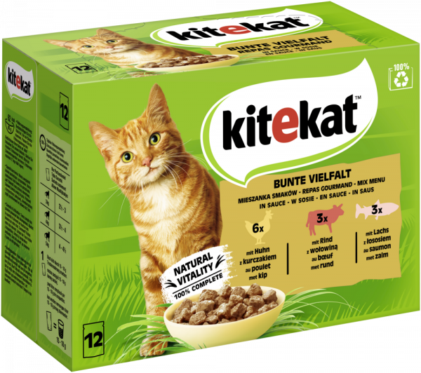 Kitekat MP Bunte Vielfalt Sauce 12x85gP