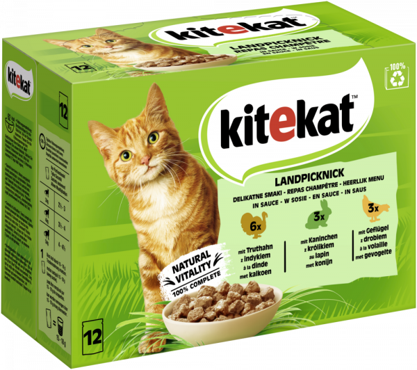 Kitekat MP Landpicknick Sauce 12x85gP