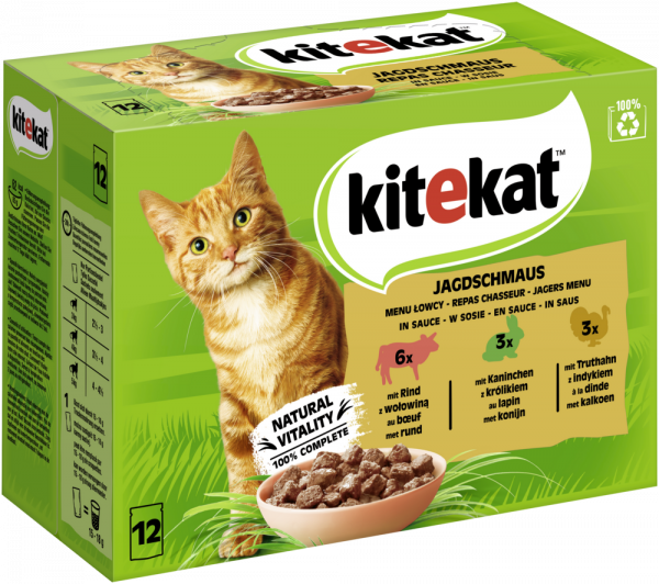 Kitekat MP Jagdschmaus Sauce 12x85gP