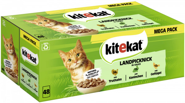 KiteKat MultiPack Landpicknick Sauce 48x85gP