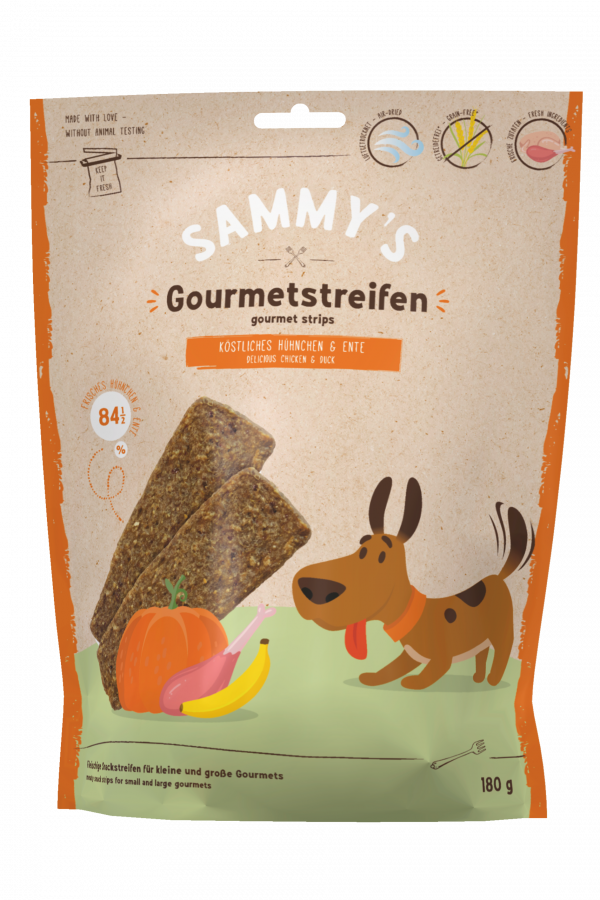 Sammy Gou-streif Huhn+Ent 180g