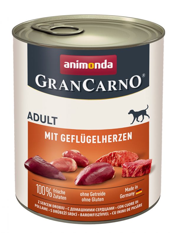 GranCarno Geflügelherz 800gD