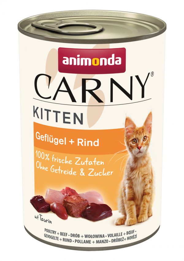 Carny Kitten Geflü+Rind 400gD