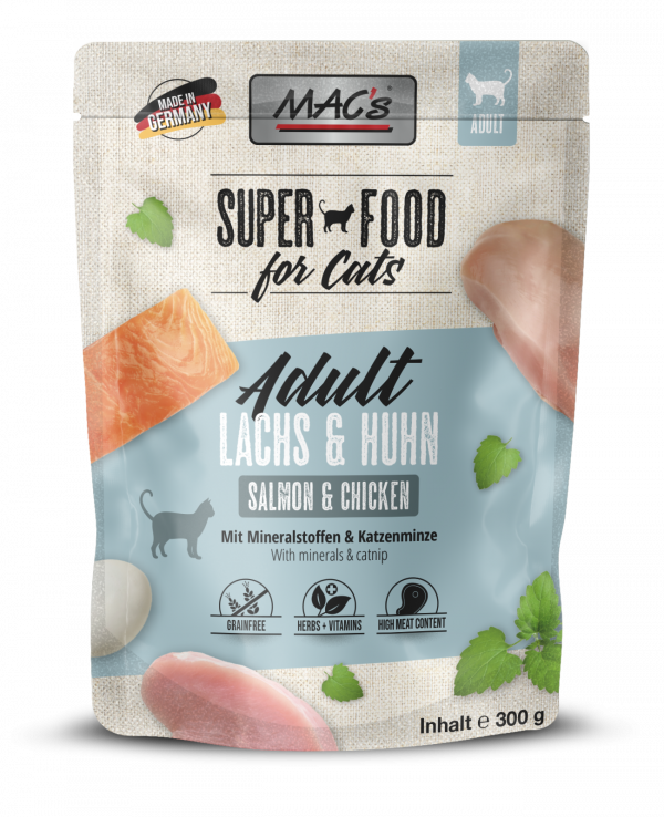 Macs CAT Pouch Lachs & Huhn 300gP