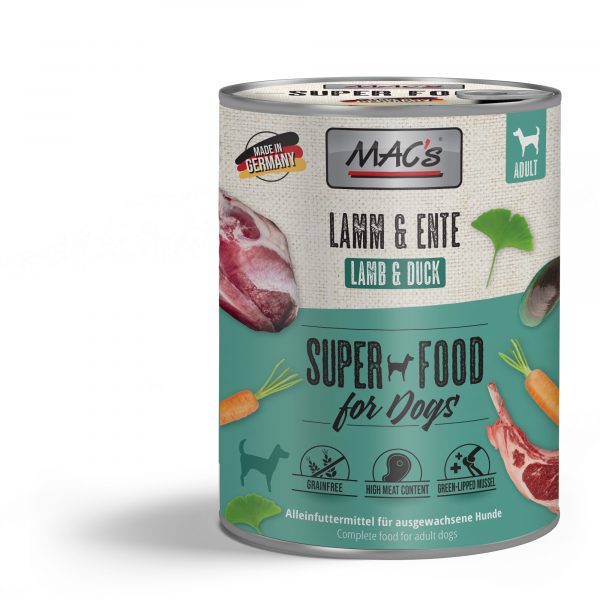 MAC's DOG Lamm & Ente 800g