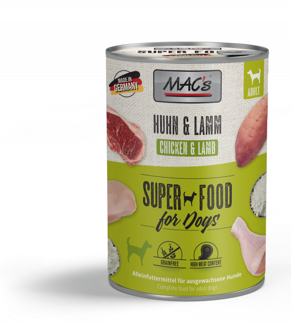 MAC's DOG Hühnchen & Lamm            400g