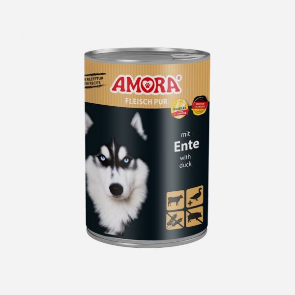 AMORA Dog Pur Ente 400gD