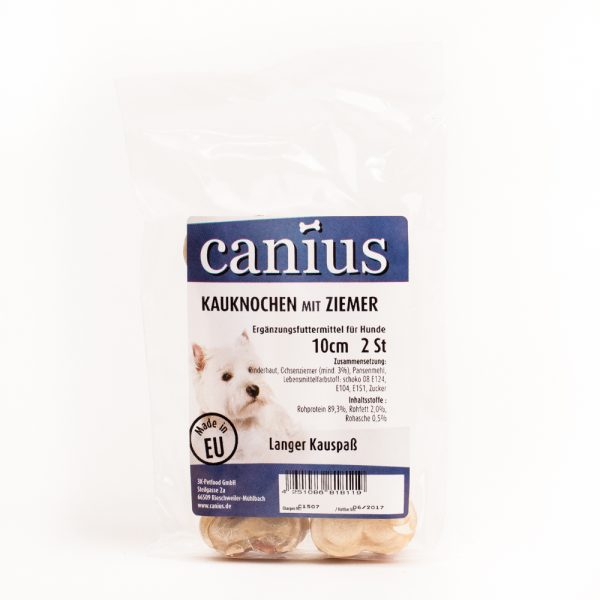 Canius EU Kauknochen gefüllt Ziemer 10cm 2er