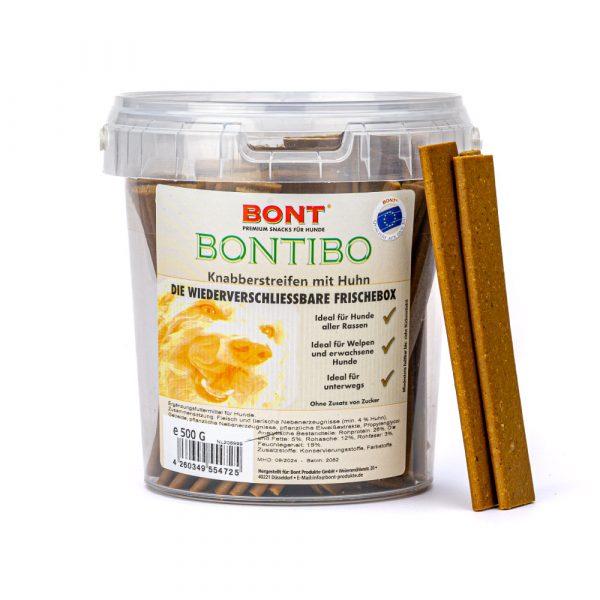 Bontibo Knab-Streif Huhn 500g