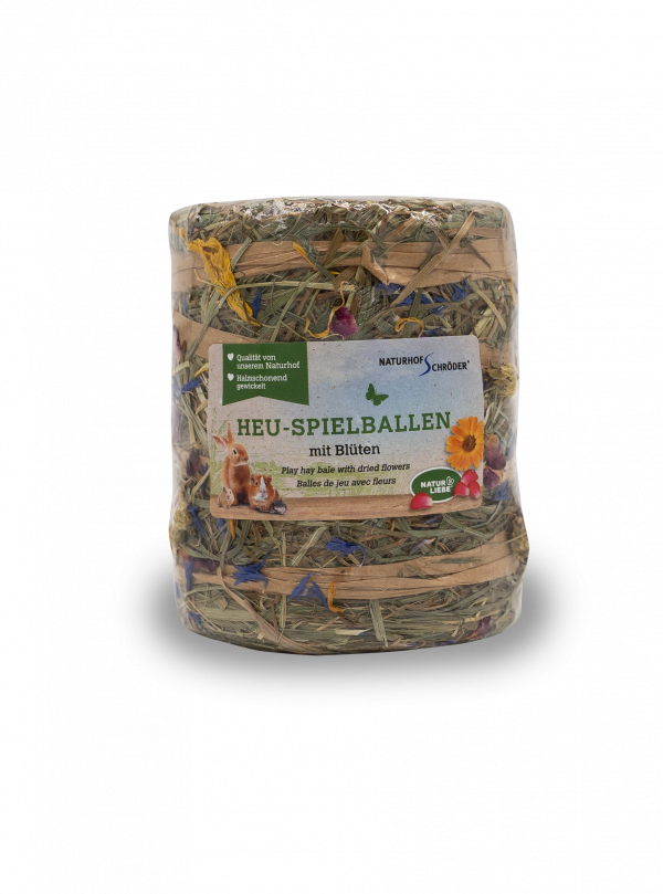 Heu-Spielballen Blüten 150g