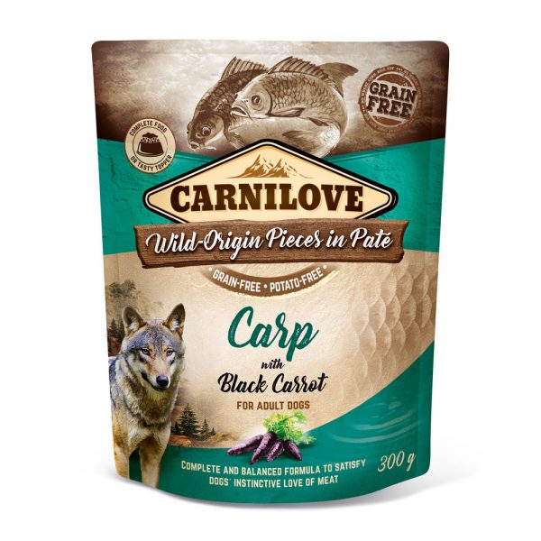 Carnilove Pate Carp+BlCarrot 300gP