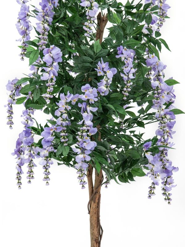 EUROPALMS Goldregenbaum, Kunstpflanze, violett, 180cm