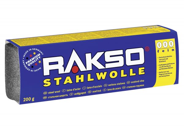 RAKSO Stahlwolle Größe 000 200 g