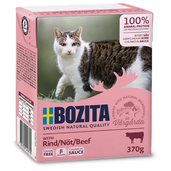 Bozita Cat Häpp.Soße Rind 370gT