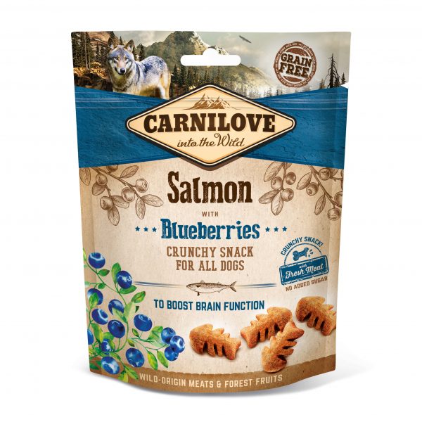 Carnilove Dog Crunchy Sal+Blueb 200g