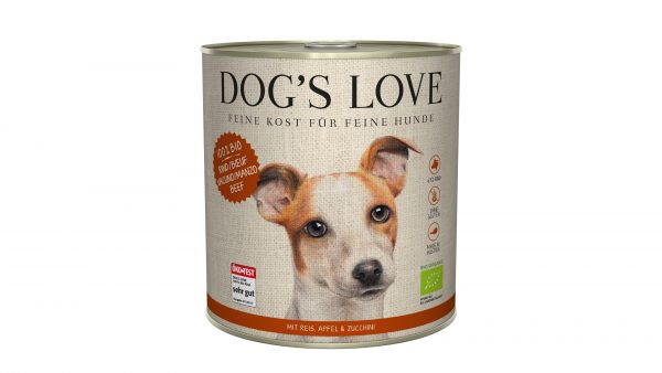 DOGSLOVE BIO Rind 800gD