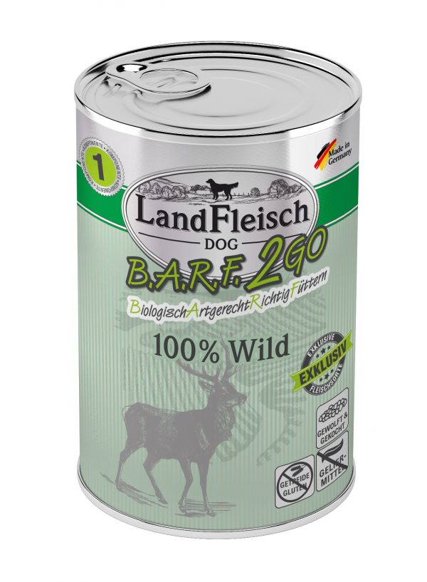 Landfleisch BARF2GO Exkl Wild 400g