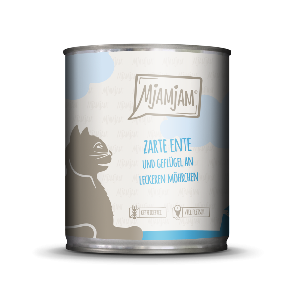 MjAMjAM Katze Ente+Geflügel 800gD