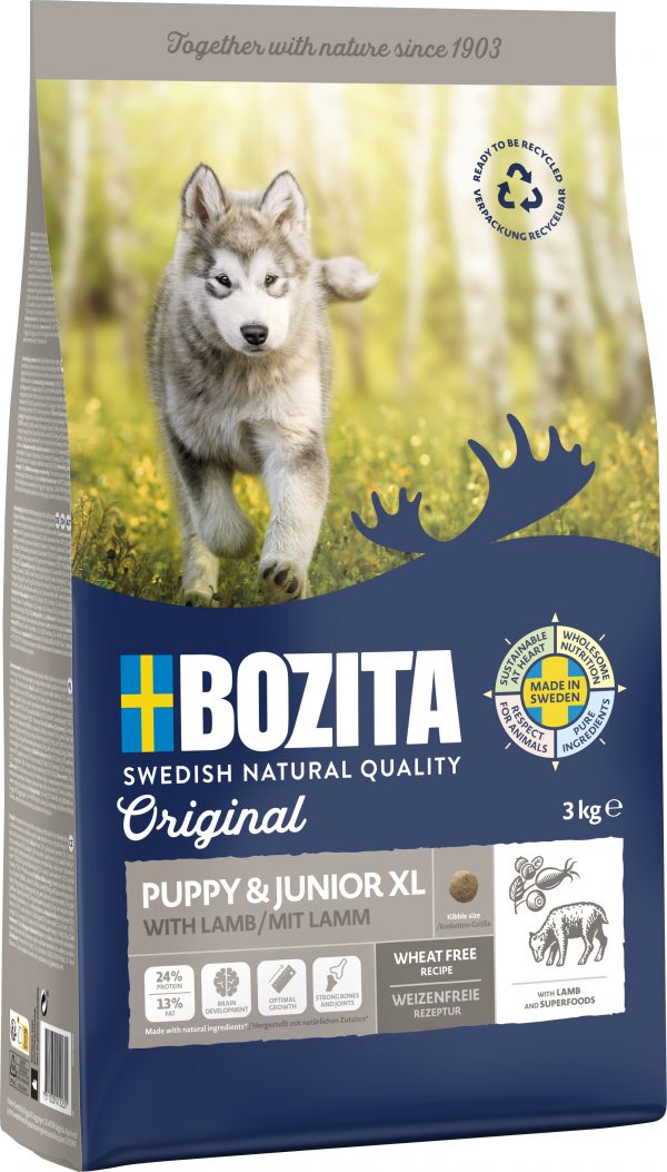 Bozita Dog Original Puppy + Junior Lamb XL 3kg