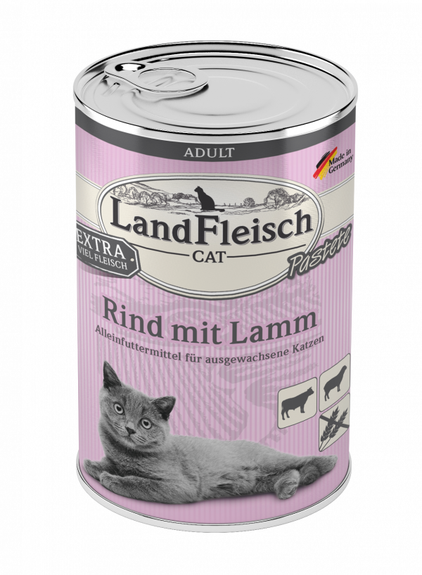 Landfleisch Cat Past Rind+Lamm 400gD