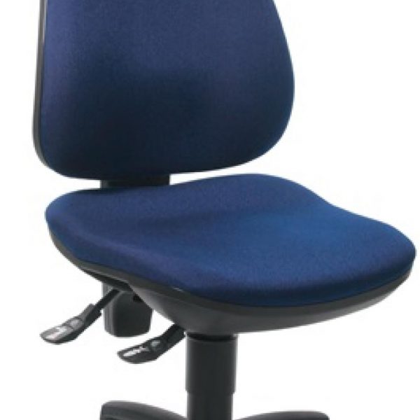 Bürodrehstuhl m.Permanentkontakt royalblau 420-550mm o.Lehnen Trgf.110kg TOPSTAR