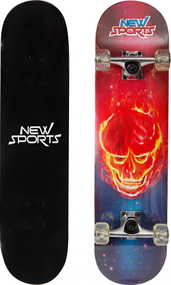 NSP Skateboard Ghostrider L.78,7cm,ABEC7