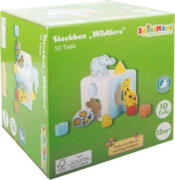 SMH Steckbox Wildtiere, 9 Teile